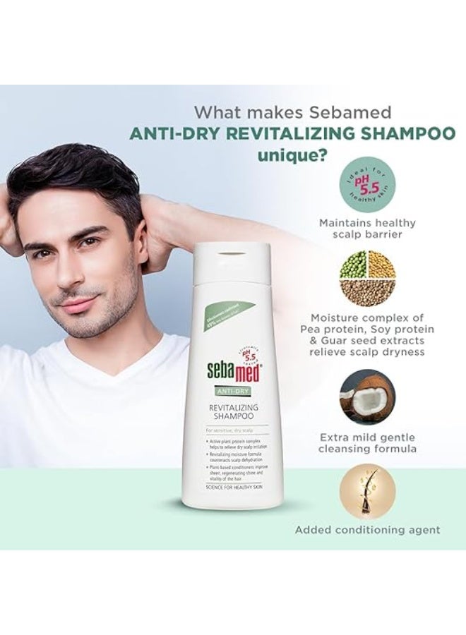 Sebamed Anti-Dry Revitalizing Shampoo | pH 5.5 I Confirmed 49% less dryness in 3 weeks | Dermatologically & clinically tested | 200ml - Image 3
